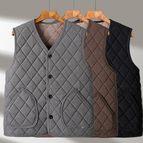 中老年马甲男士加厚保暖坎肩爸爸