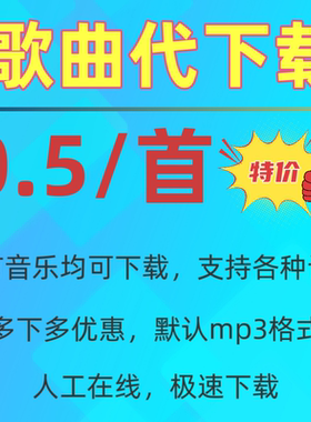帮忙代下载音乐伴奏视频转换格式
