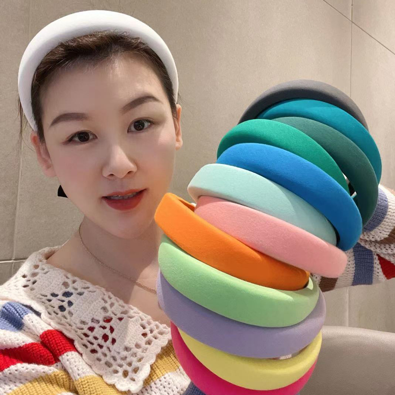 海绵发箍网红高级感增高颅顶头箍