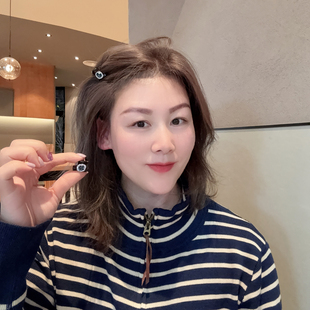 迷你小号超小抓夹女侧边夹刘海前额碎发夹精致水钻小夹子小发卡子