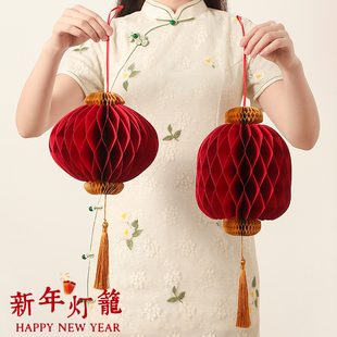 马年新年装饰灯笼挂件新款2026大门口喜庆过年氛围幼儿园布置春节