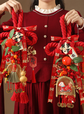 红色中国结大号挂件2026新款乔迁之喜装饰福字入户门挂饰大门布置