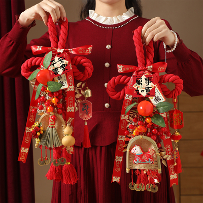 红色中国结大号挂件2026新款