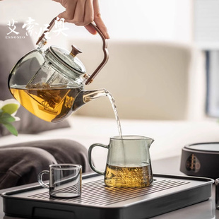 电陶炉煮茶壶加热玻璃烧水壶家用茶具全自动小型煮茶器 ESSONIO