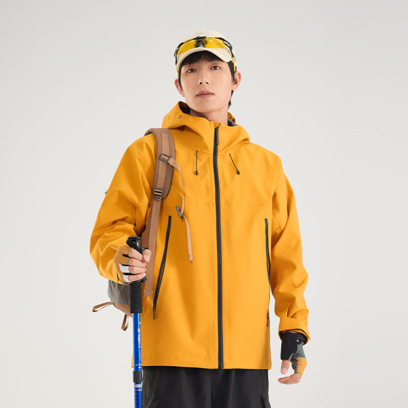 2026新款冬季男女连帽外套防风登山服户外运羽绒服三合一冲锋衣