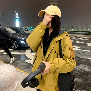 2025新款秋冬季加绒内胆外套女款冲锋衣小个子夹克登山服户外软壳