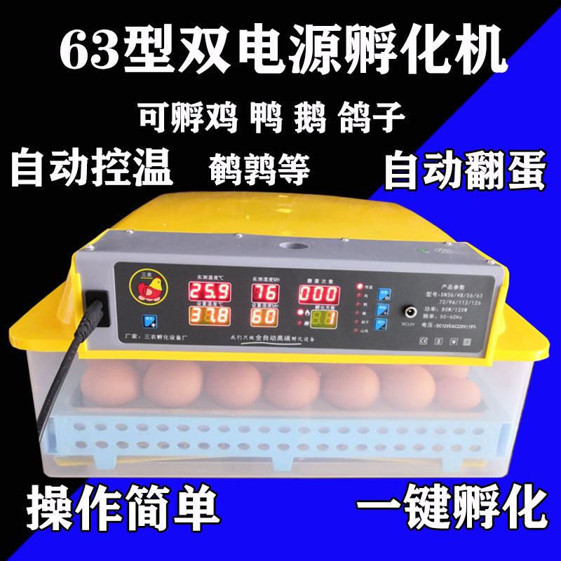 小型鸡蛋孵化设备全自动抱蛋箱