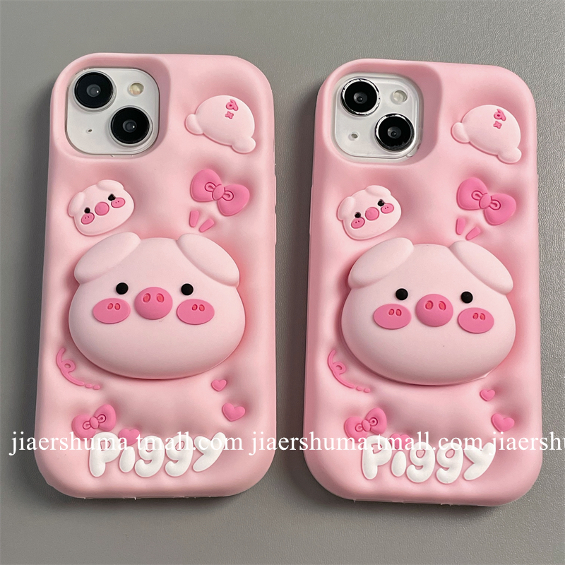 苹果iPhone软胶卡通手机壳