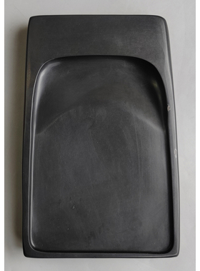 手工雕端砚台 黑端《淌池》端砚台04 17.2x11x2cm