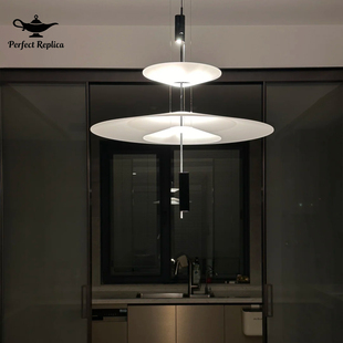 西班牙Vibia Flamingo火烈鸟餐厅吊灯现代设计师飞碟餐桌艺术灯具