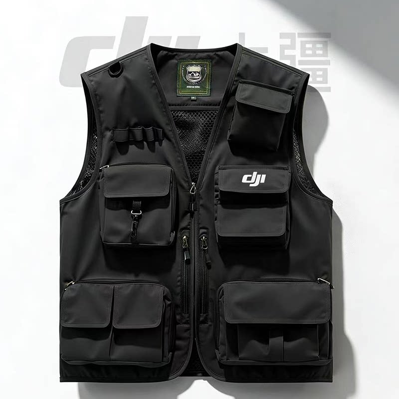 工装马甲定制印字logo男女工作服多颜色多口袋摄影钓鱼坎肩背心