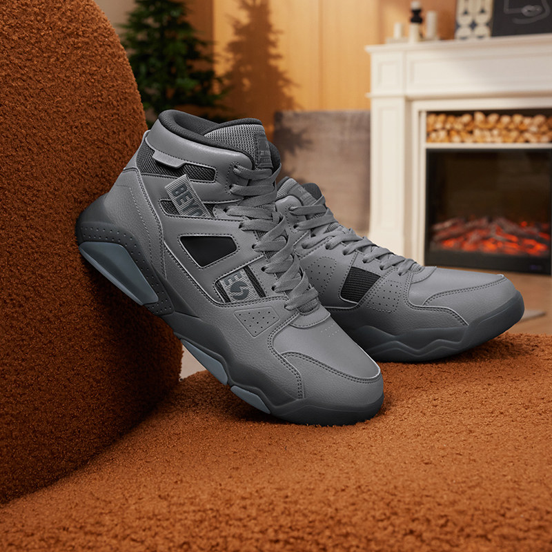 型燃 361高帮板鞋男鞋2026冬季休闲鞋加绒鞋革面保暖二棉鞋运动鞋,运动鞋new,板鞋,淘宝优惠券,粉丝福利购,淘宝优惠卷