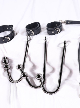 sm另类情趣套装项圈手铐捆绑成人性玩具夫妻情趣用品肛钩用具穿戴