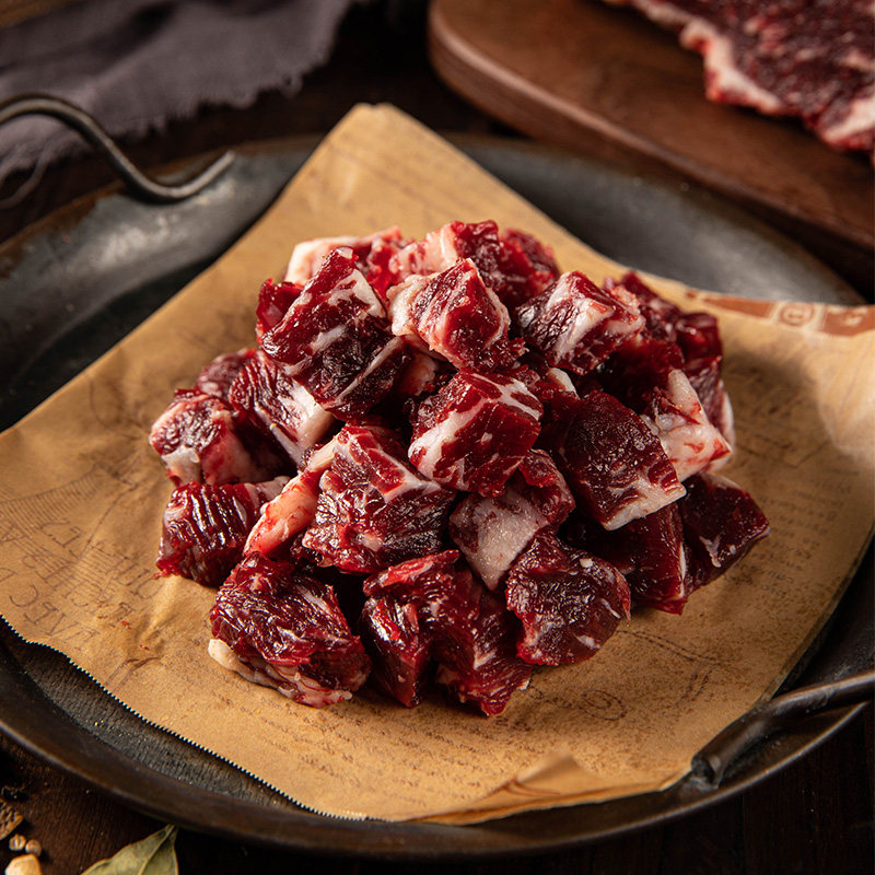 烧烤烤肉食材马晓马佳齐齐哈尔牛肉串东北小肉串半成品家庭500克