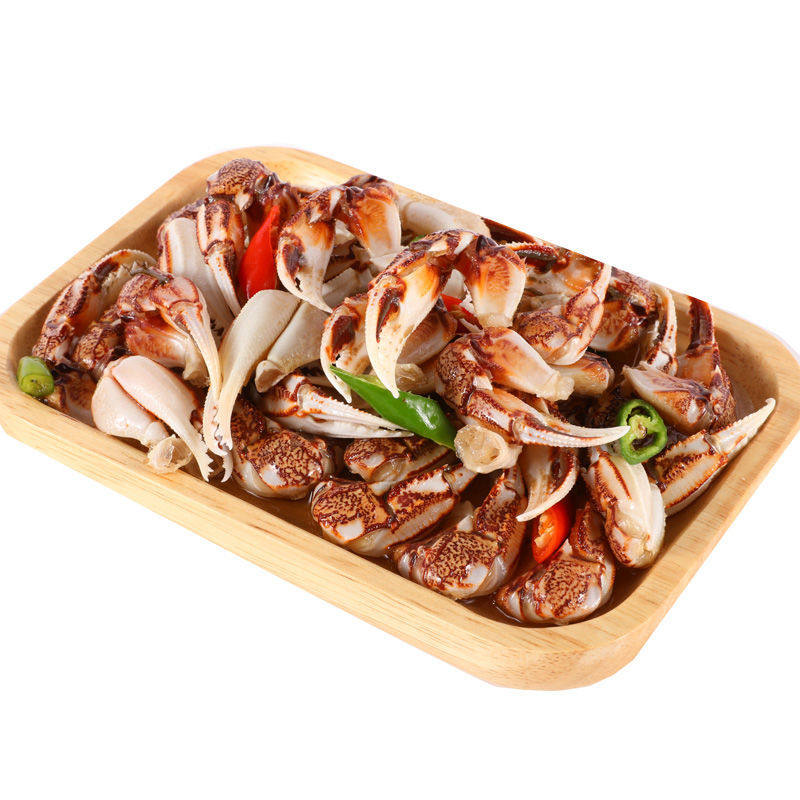 四达麻辣醉蟹钳300克/瓶酒店餐饮开盖即食野生半成品腌制蟹脚蟹腿