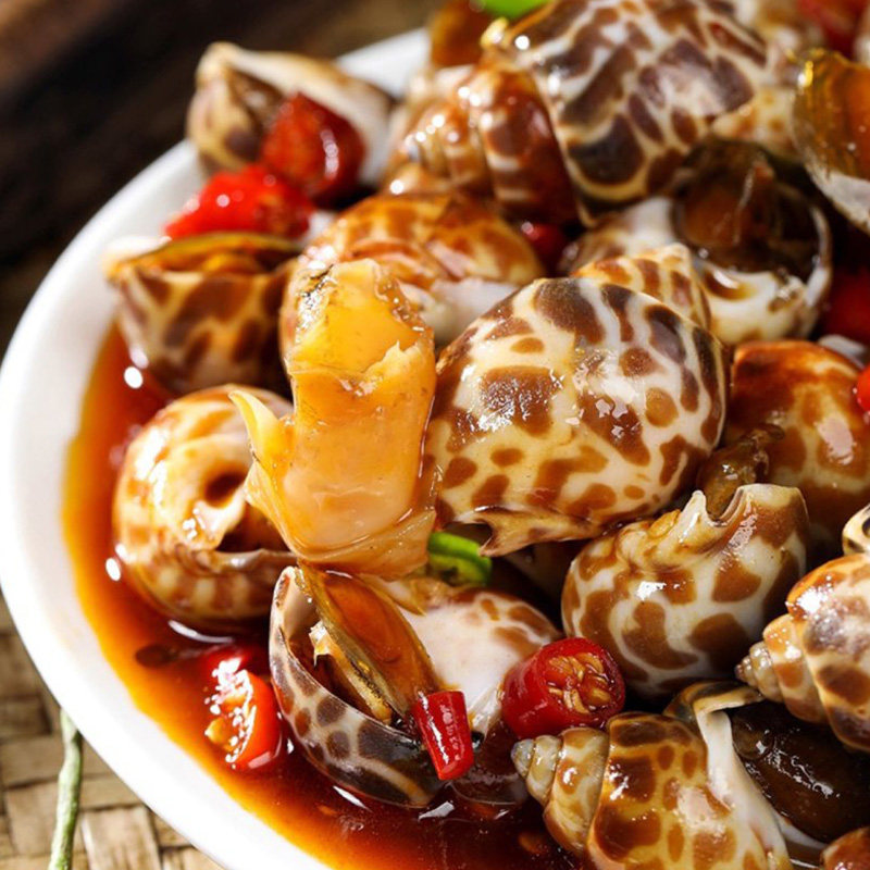 麻辣花螺加热即食250g/盒捞汁小海鲜新鲜麻辣虾球装冷冻生鲜熟食