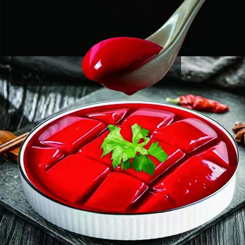 巧丫巧鲜鸭血10斤整箱10袋鲜冻鸭血浆生鸭血液氮锁鲜鸭血火锅商用