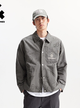 杰克琼斯男装冬新款潮流百搭日常休闲衣身满工装风宽松连帽外套