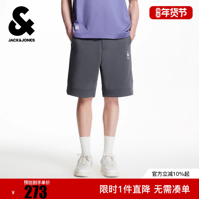 杰克琼斯男装冬新款NBA联名短裤运动百搭精致图案印花宽松裤子,男装,短裤,淘宝优惠券,粉丝福利购,淘宝优惠卷
