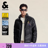 杰克琼斯BSQ联名男生冬季 立领保暖外套日常潮上衣 羽绒服2025年款