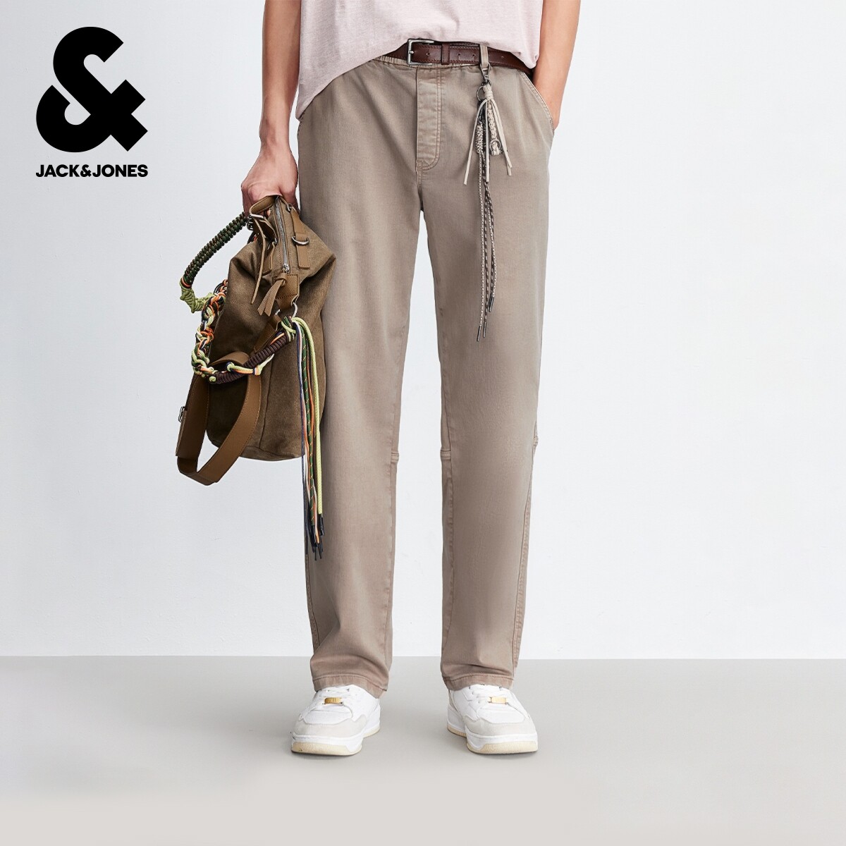 杰克琼斯男生冬休闲裤三色可选2025年新款简约长裤百搭裤子