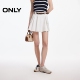 新款 高腰A字立体工装 口袋前片百褶短裤 ONLY2026春季 女 126115003
