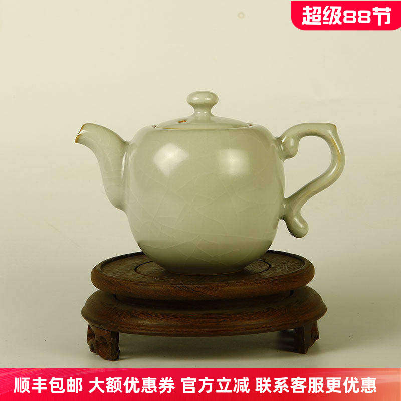 景德镇开片汝瓷功夫茶具