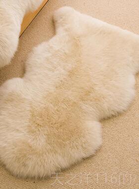 正品整张羊发皮羊毛沙皮垫纯羊毛垫沙发垫羊毛地毯客厅羊毛飘窗羊