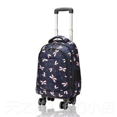 正品新品双肩拉杆包揹包功多能防水旅行包轮女超轻男大容量向万行