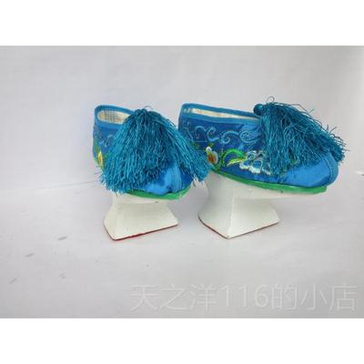 正品朝古格格服装宫清廷清服饰秋款满族服装女公主演出服花盆鞋宫