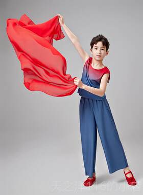 正品我心出中的红演服颂祖国群现代歌舞蹈道具儿童舞舞台装比赛表
