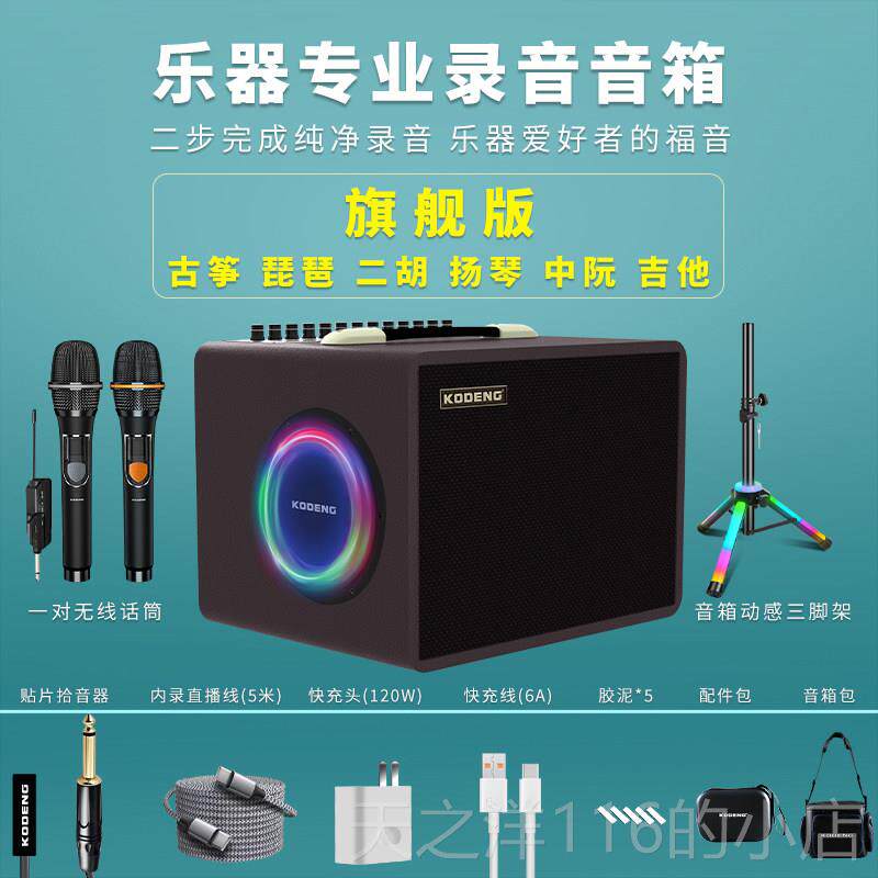 正品酷登K9器响专业录音直播扩音音箱音拾器乐音古筝古琴琵琶吉他