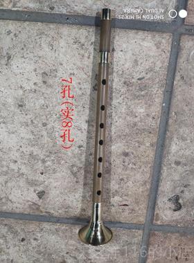 正品海浪器广东粤曲工产乐竹子长筒喉管管子手制品作8孔9孔正品人