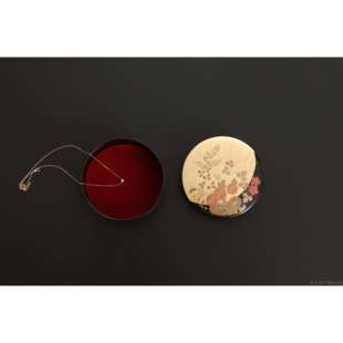 正品本日进口 山中漆器花盒子小储盒小号首饰盒饰品樱收纳盒物盒