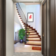 3d立体墙贴玄关装 饰画自粘走廊竖版 贴纸入户尽头仿真楼梯延伸空间