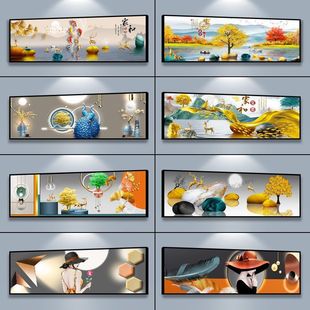 轻奢主卧室床头装饰画现代简约客厅自粘壁画酒店民宿沙发背景墙贴