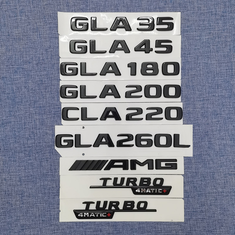 奔驰Gla260后尾标Gla200后尾箱标