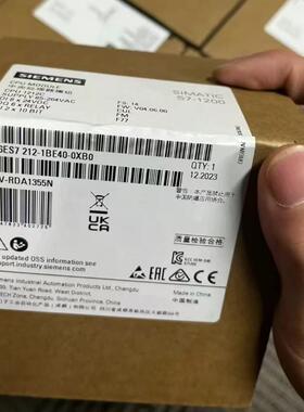 6ES7211-1BE40-0XB0 西门子 AC/DC/RLY 全新原装正品
