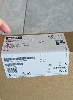 6GK7277-1AA10-0AA0 西门子 交换机  全新原装正品 PLC模块