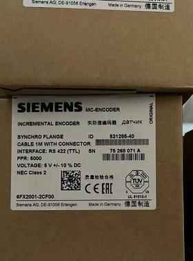 西门子增量编码器6FX2001-2CF00 全新原装正品