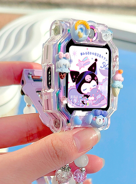 公仔卡通适用小天才电话Z10手表Z9/Z8少年版/Z7透明保护壳卡通可爱Z1/Z6/D2a/D3透表带Q1A/Z2钢化膜表套配件