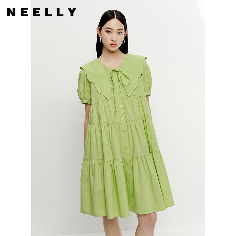 纳俪NEELLY商场同款娃娃领