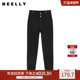 黑色百搭收腹铅笔裤 女冬季 磨毛修身 NEELLY纳俪商场同款 显瘦小脚裤