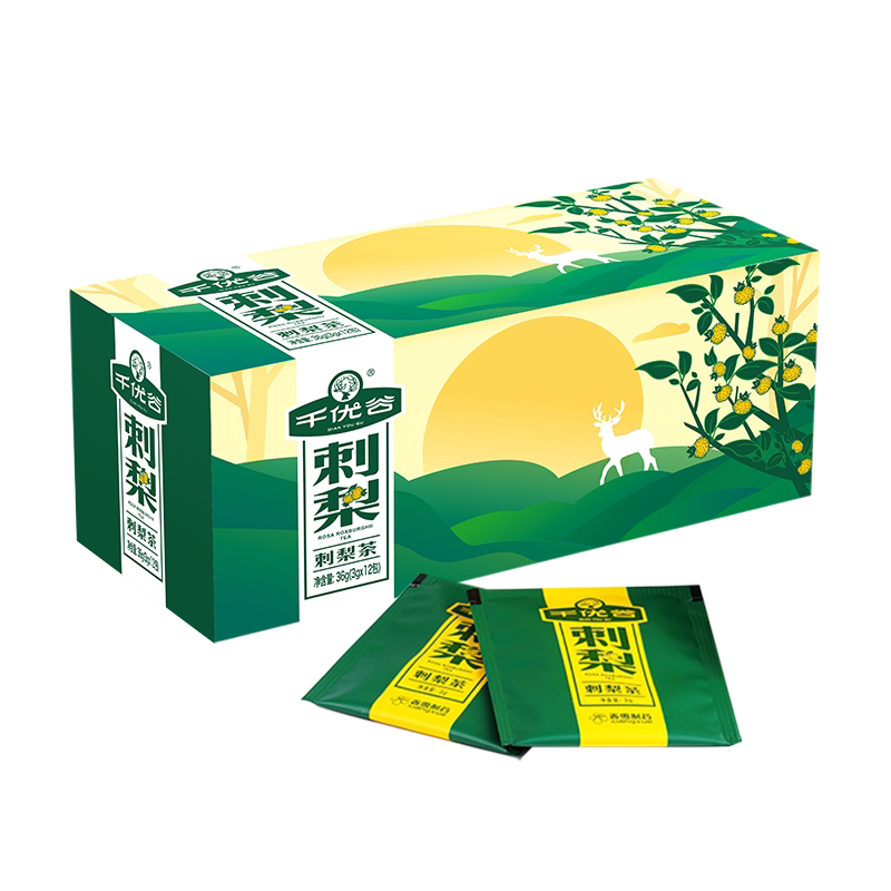 千优谷贵州特产刺梨茶葛根菊花枸杞茶袋泡茶袋装12包