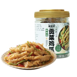 童谣说500g*1瓶装贡菜鸡爪/笋丝鸡爪/无骨凤爪/芥末鸭掌