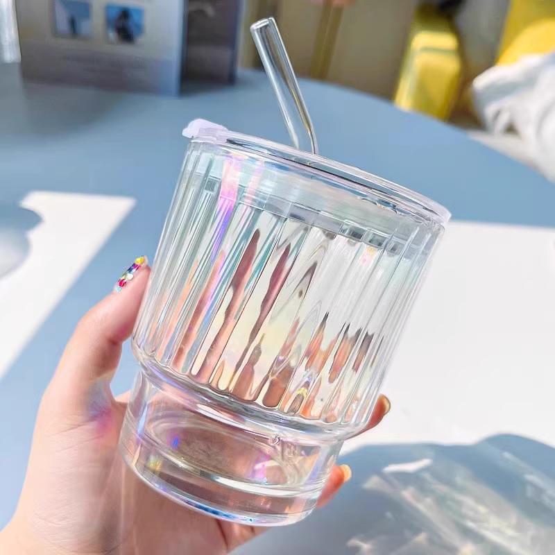 韩版爆款网红便携炫彩水晶钻石杯