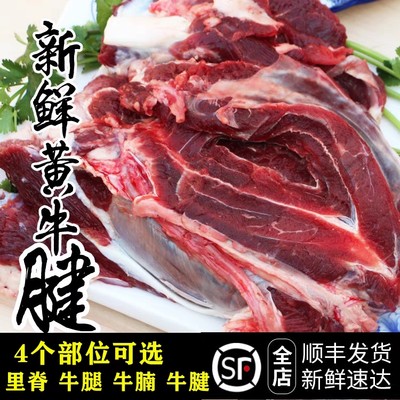 新鲜牛腱子肉 3斤装新鲜牛肉生放养现杀黄牛腩牛腱子腿肉牛里脊