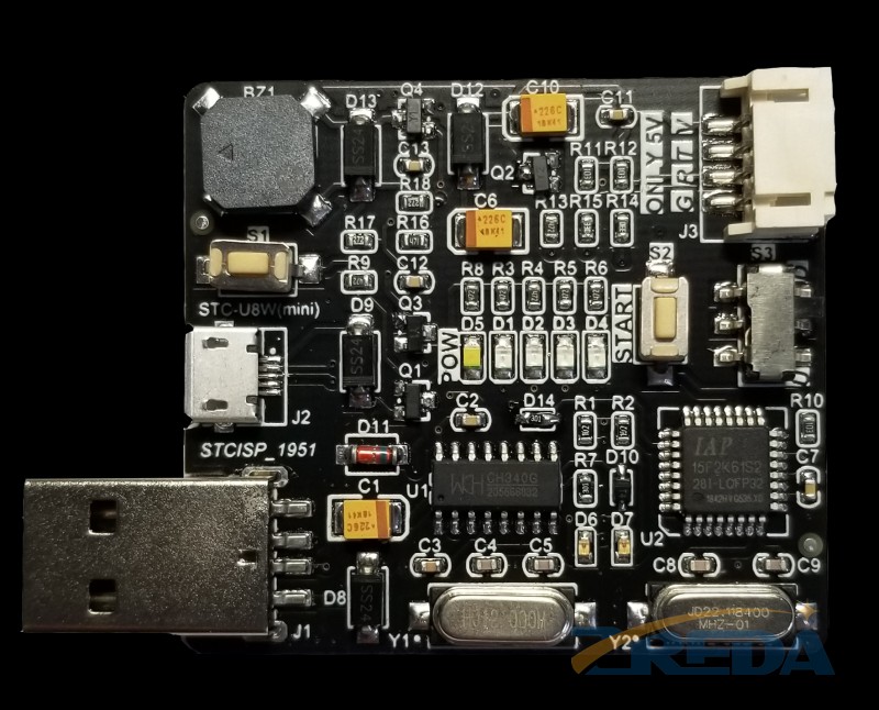 STC脱机下载器U8W-MINI离线专用下载编程器STCMCU/ISP升级器