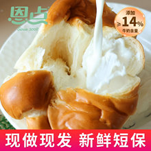 kk恩点老面包东北传统手撕吐司手工新鲜现做早餐牛奶拉丝老面包