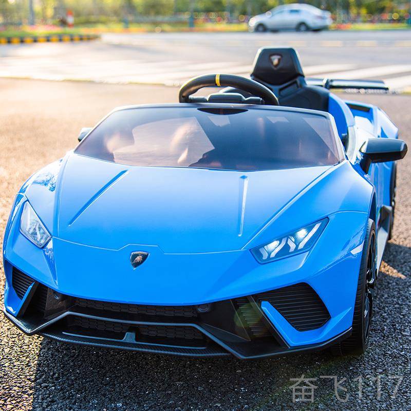 正品蓝坚尼儿童电动车遥控四轮玩具宝汽儿车可坐人宝婴车子网红宝